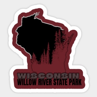 Willow river state park Sticker